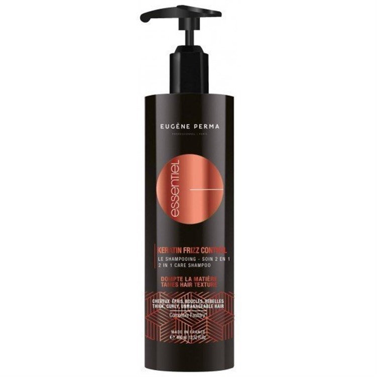 Eugène Perma Eugène Perma Essentiel Keratin Frizz Control 400ml - Shampoo anti crespo