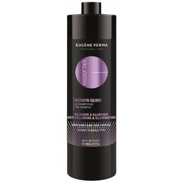 Eugène Perma Eugène Perma Essentiel Shampoo Keratin Silver 1000ml - Shampoo Anti Giallo