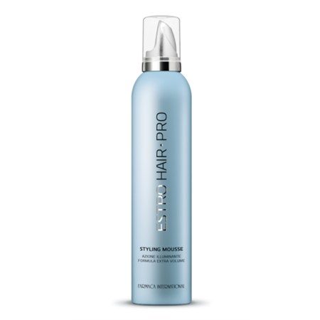 estro hair pro styling mousse illuminante formula extra volume 300 ml