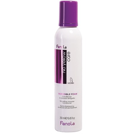 FANOLA FANOLA Antigiallo Incredible Foam Balsamo Mousse No Yellow Capelli Biondi 250ml in Balsamo