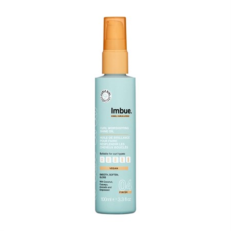 Imbue Imbue Imbue Finishers Curl Worshipping Shine Oil 04 Luminosità Ricci 100ml in Olio
