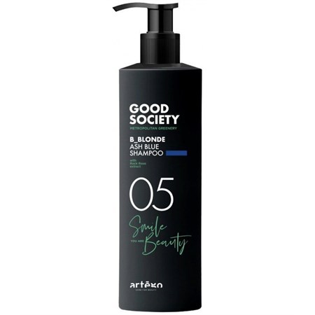 good society 05 b_blonde ash blue shampoo 1000 ml