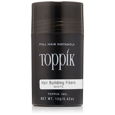 Toppik Toppik Hair Building Fibers White - Bianco 12g in Capelli Uomo