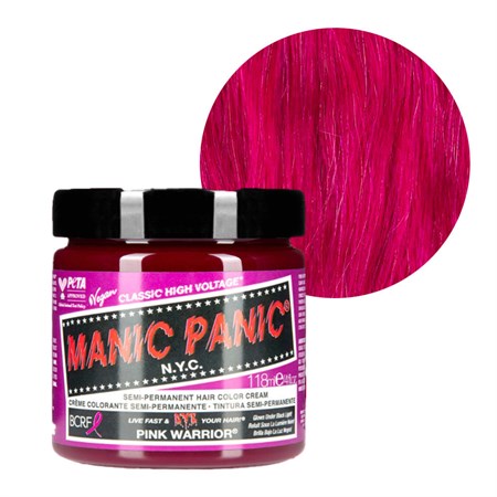 manic panic high voltage classic formula pink warrior 118ml