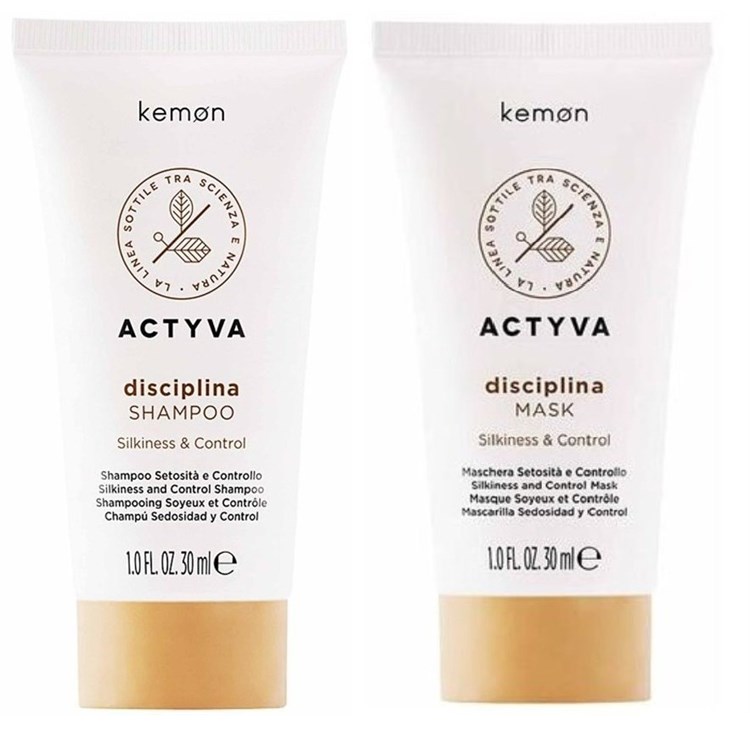 Kemon Actyva Kemon Actyva Kit Disciplina Shampoo 30ml + Mask 30ml