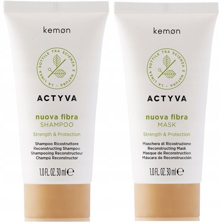 kemon actyva kit nuova fibra shampoo 30ml mask 30ml