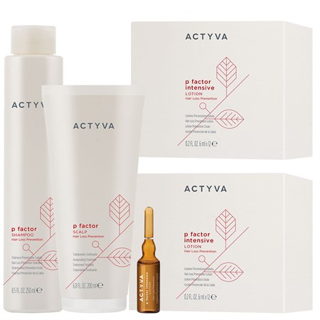 Kit p Factor Shampoo 250ml + Scalp 150ml + Lotion Donna Intensive 24 x 6ml