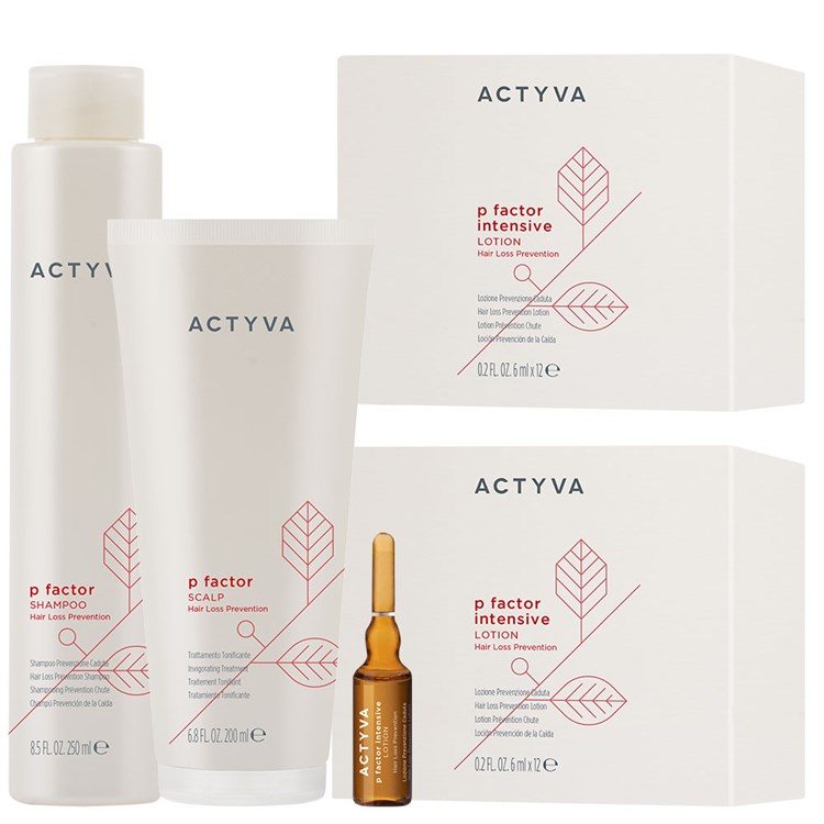 Kemon Actyva Kemon Actyva Kit p Factor Shampoo 250ml + Scalp 150ml + Lotion Donna Intensive 24 x 6ml