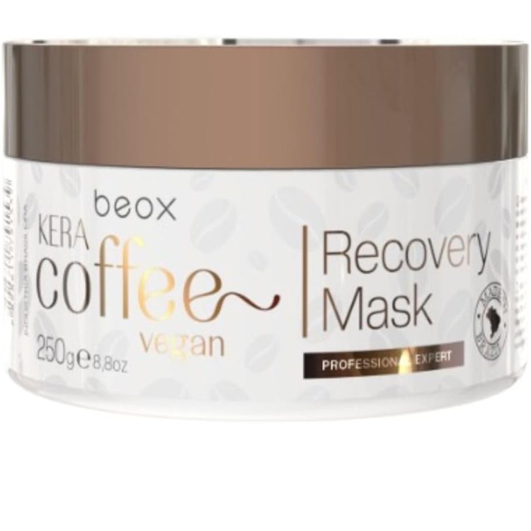 Beox Beox KeraCoffee Vegan Recovery Mask 250ml Maschera Ristrutturante Capelli Danneggiati