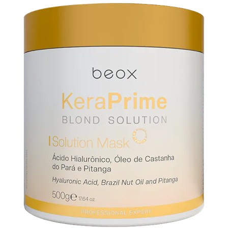 KeraPrime Blond Solution Mask 500 g Maschera Ristrutturante Riparatrice Capelli Biondi