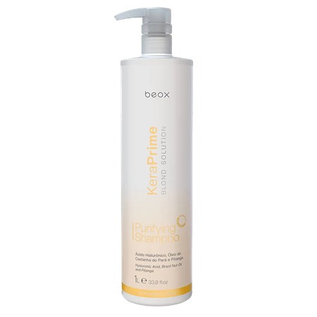 KeraPrime Blond Solution Purifying Shampoo 1000ml Shampoo Pre Trattamento Lisciante