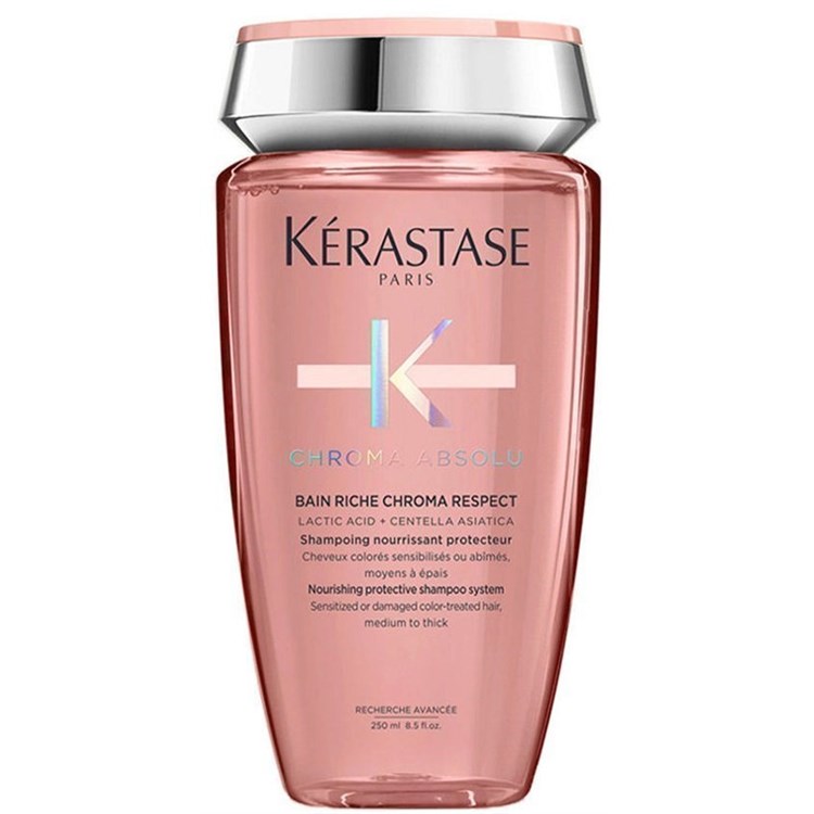 Kerastase Kerastase Chroma Absolu Bain Riche Chroma Respect 250ml Shampoo Per Capelli Colorati e Grossi