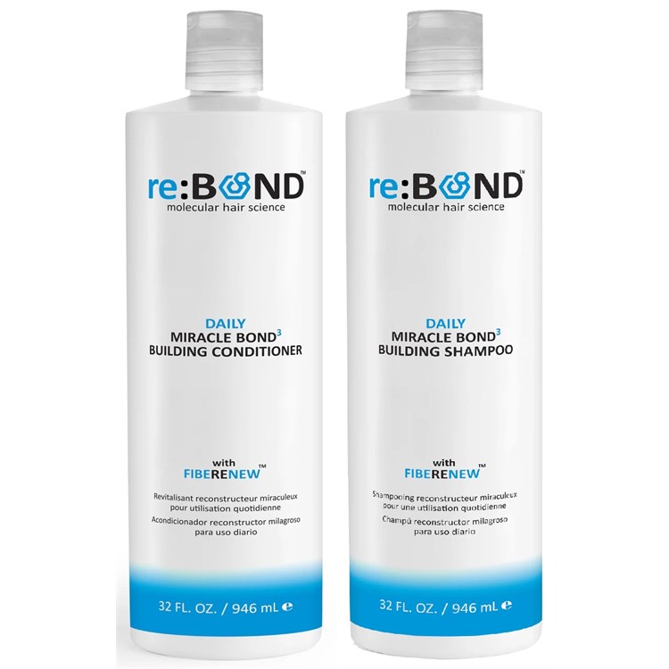 reBond reBond Kit ReBond Hair Miracle Bond Building Shampoo 946ml + Conditioner 946ml Rigenerante Ristrutturante