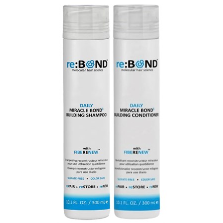 reBond reBond Kit ReBond Hair Miracle Bond Building Shampoo 300ml + Conditioner 300ml Rigenerante Ristrutturante in Ristrutturante