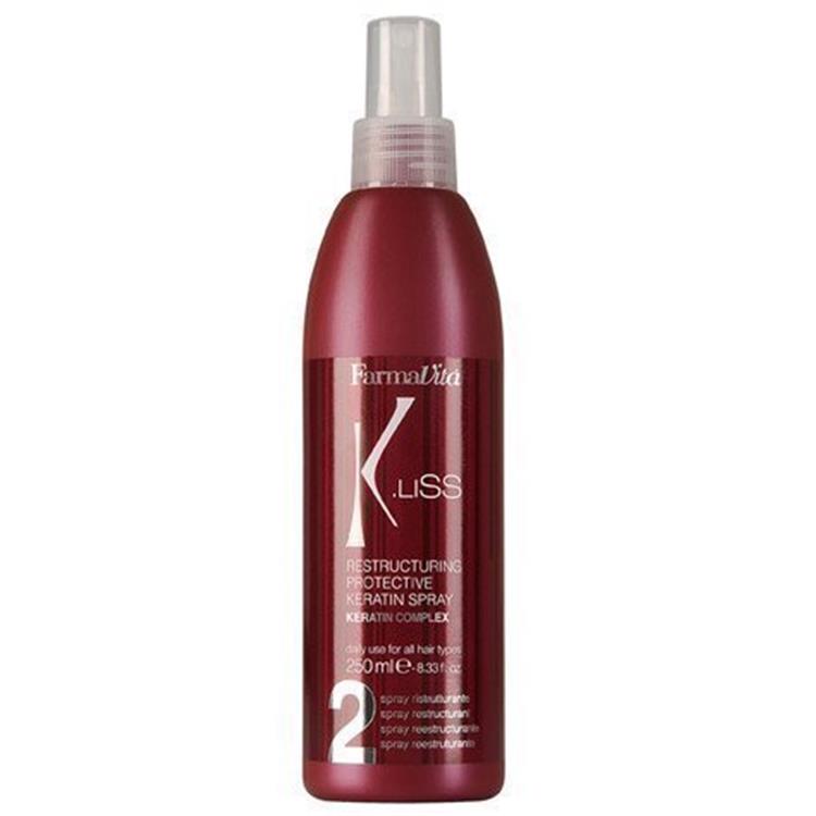 FarmaVita FarmaVita K.liss Restructuring Protective Keratin Spray 250ml - Spray Termo protettivo con Cheratina