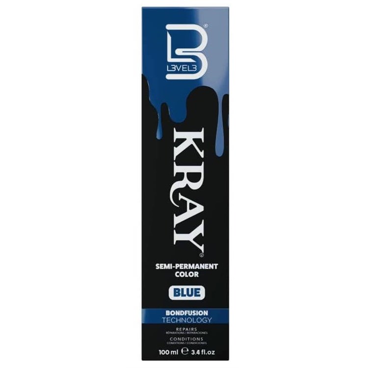LV3 LV3 Kray Color Semi Permanent Color 100ml Blue
