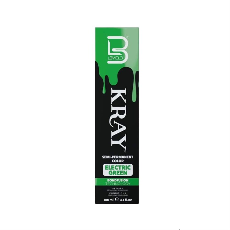 LV3 LV3 Kray Color Semi Permanent Color 100ml Electric Green