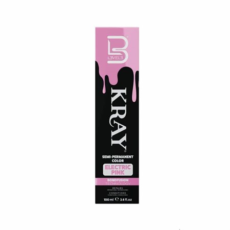 LV3 LV3 Kray Color Semi Permanent Color 100ml Electric Pink in Tinte uomo