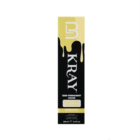 LV3 LV3 Kray Color Semi Permanent Color 100ml Electric Yellow in Tinte uomo