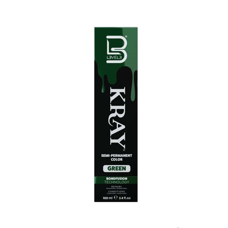 LV3 LV3 Kray Color Semi Permanent Color 100ml Green