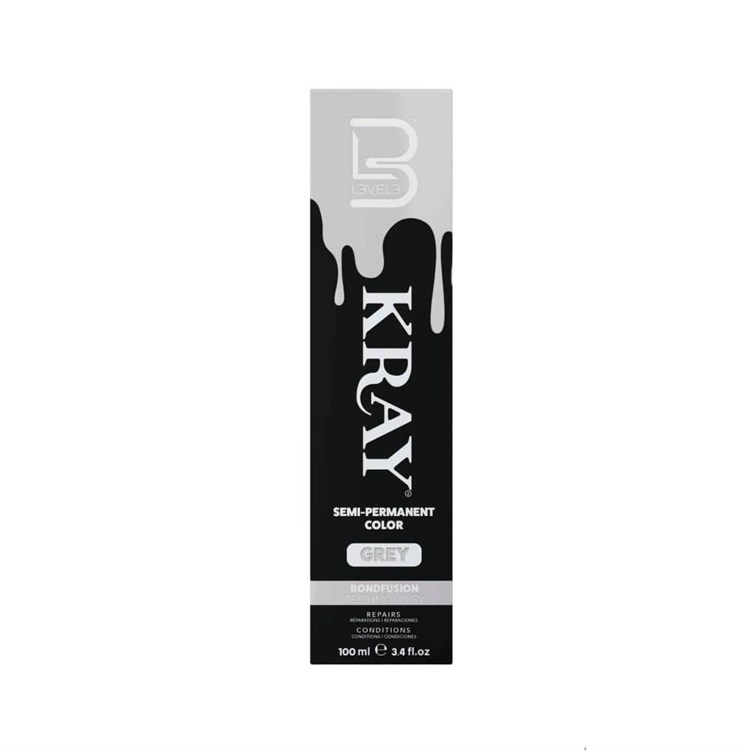 LV3 LV3 Kray Color Semi Permanent Color 100ml Grey