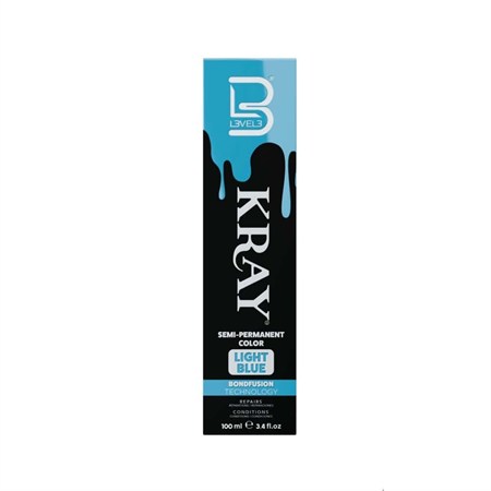 kray color semi permanent color 100ml light blue