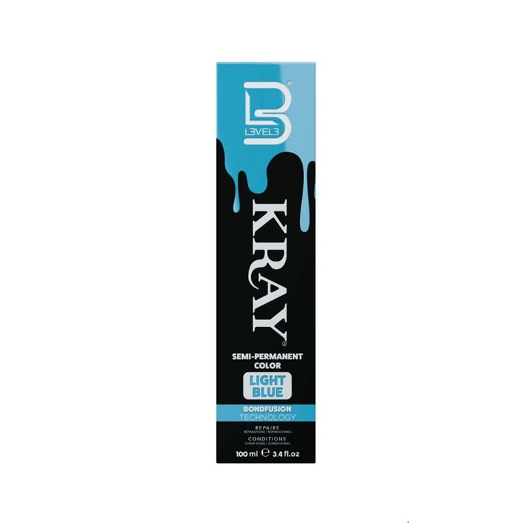 LV3 LV3 Kray Color Semi Permanent Color 100ml Light Blue