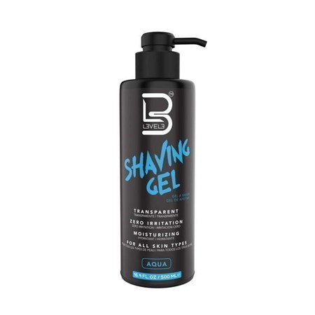 l3vel3 gel da barba trasparente 500ml