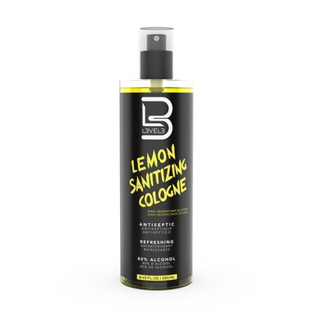 L3VEL3™ Lemon Sanitizing Cologne 250ml