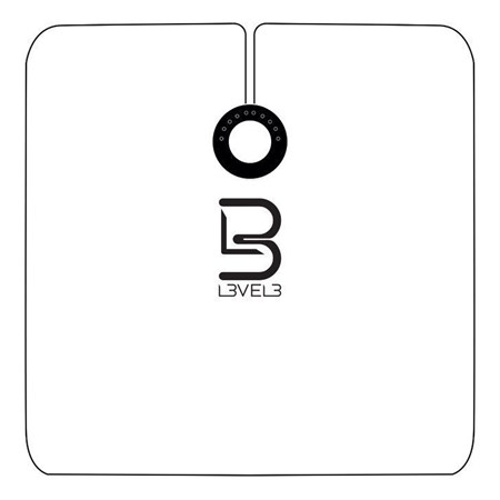 l3vel3 mantella cape collo silicone bianco