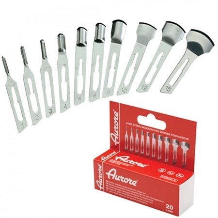 Lame Sgorbie Sterili 20pz