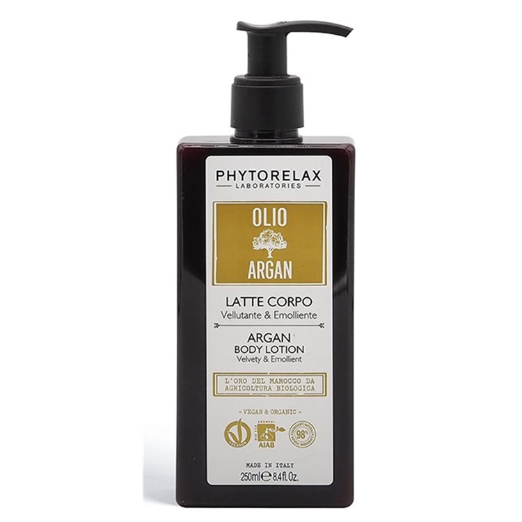 Phytorelax Phytorelax Latte Corpo Vellutante Ed Emolliente Puro Olio Argan 250ml Phytorelax