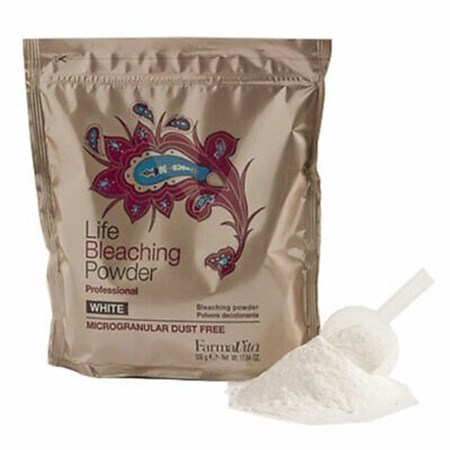life professional bleaching powder white 500gr polvere decolorante compatta bianca