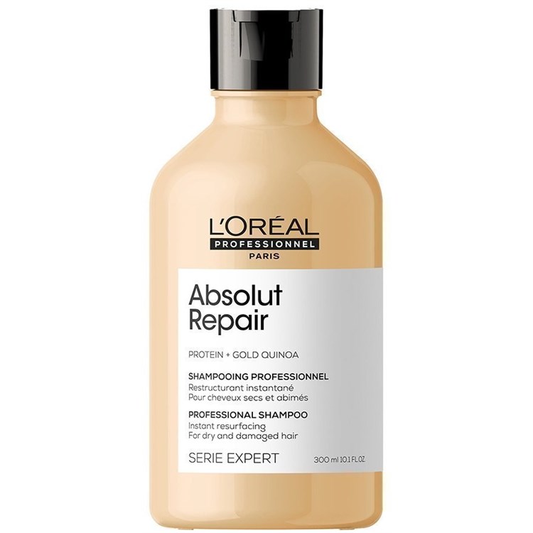 L'Oreal L'Oreal Serie Expert Absolut Repair Gold Quinoa + Protein Shampoo 300ml Shampoo Capelli Danneggiati