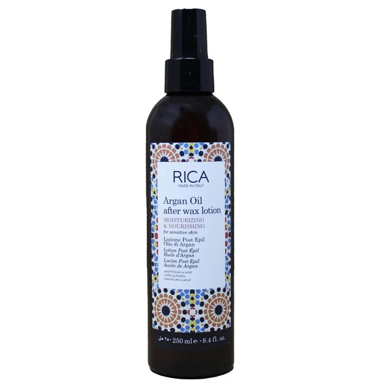 Rica Rica Lozione Post Epilazione All'argan Idratante e Nutriente 250 ml
