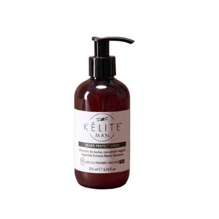 Kélite Kélite Man Shampoo Barba Beard Perfect Wash 200ml in Cura Barba e Baffi