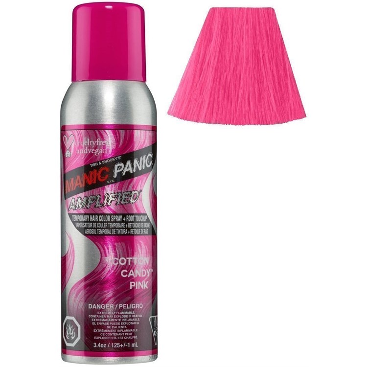Manic Panic Manic Panic Amplified Temporary Hair Color Spray Cotton Candy Pink 100ml