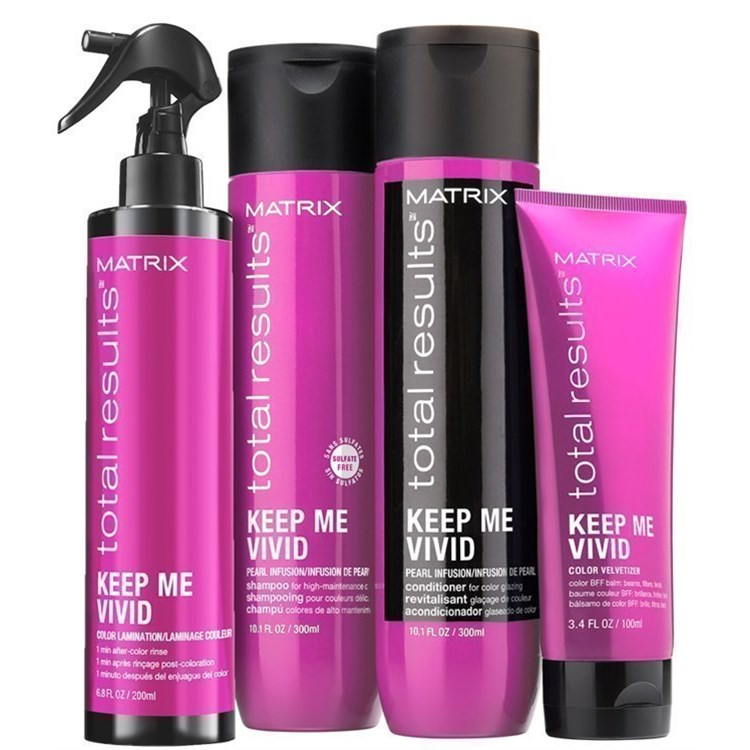 MATRIX MATRIX Kit Total Results Keep Me Vivid Shampoo 300ml + Conditioner 300ml + Velvetizer 100ml + Lamination Spray 200ml