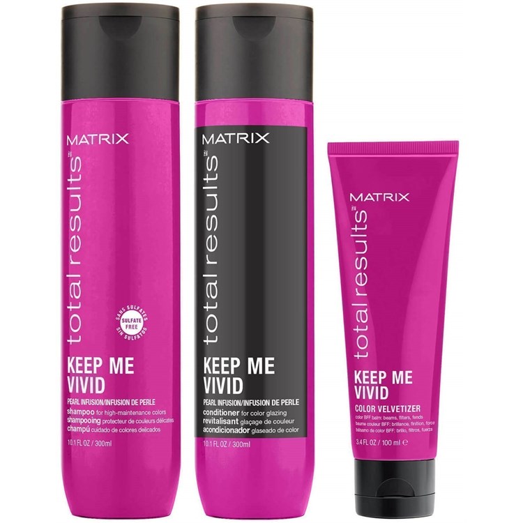 MATRIX MATRIX Kit Total Results Keep Me Vivid Shampoo 300ml + Conditioner 300ml + Velvetizer 100ml