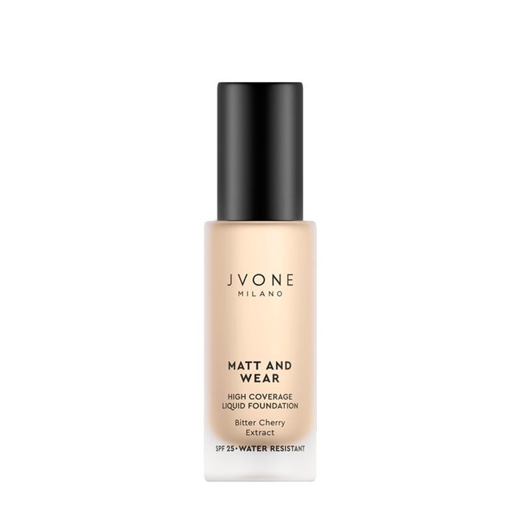 Jvone Milano Jvone Milano Matt And Wear - Highcoverage Liquid Foundation NC15 20ml