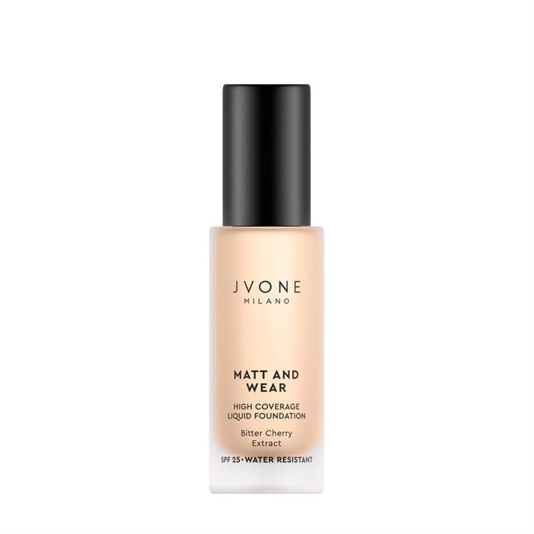 Jvone Milano Jvone Milano Matt And Wear - Highcoverage Liquid Foundation NC20 20ml