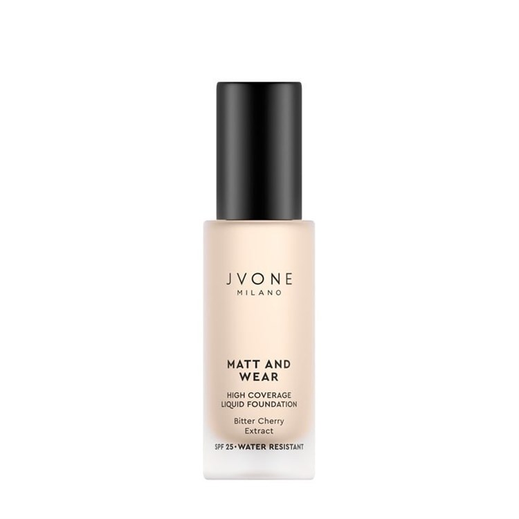 Jvone Milano Jvone Milano Matt And Wear - Highcoverage Liquid Foundation NC10 20ml