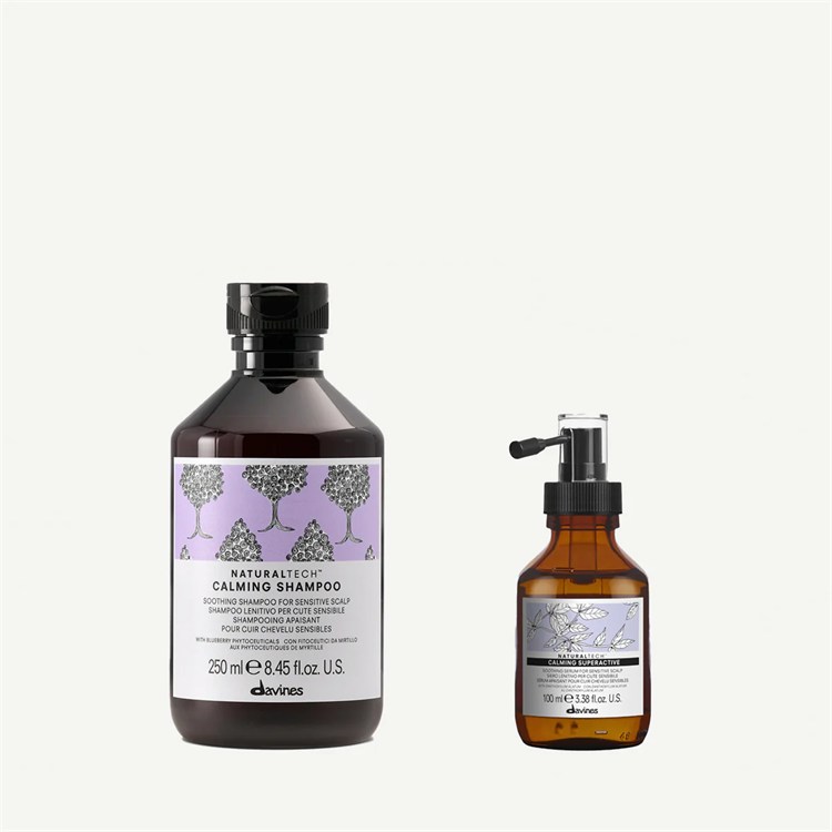 Davines Davines Naturaltech Calming Shampoo 250ml Superactive Siero 100ml