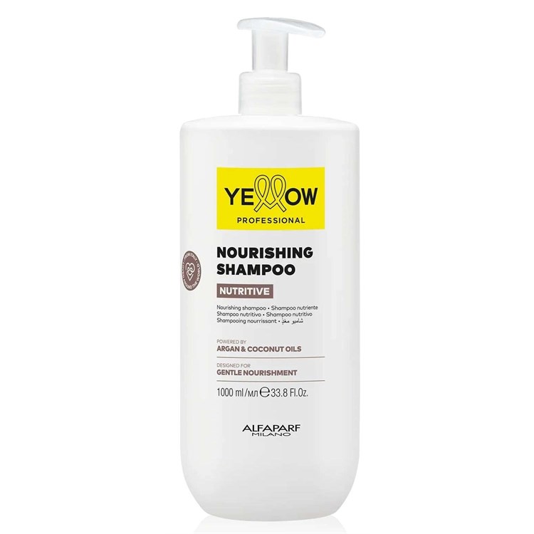 Alfaparf Yellow Alfaparf Yellow Nourishing Shampoo Nutritive 1000ml - Shampoo Nutritivo Capeli Secchi