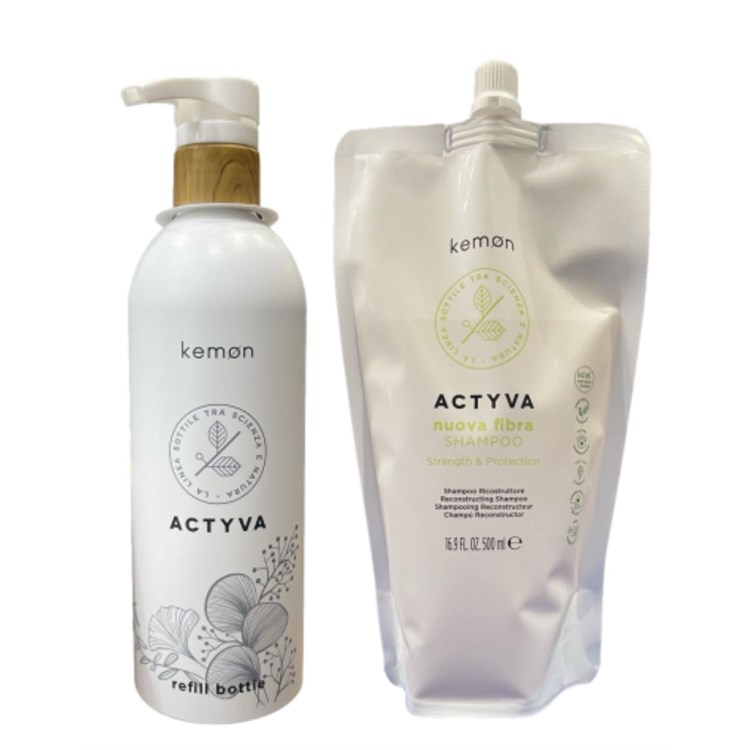 Kemon Actyva Kemon Actyva Nuova Fibra Shampoo Pouch Bag 500ml