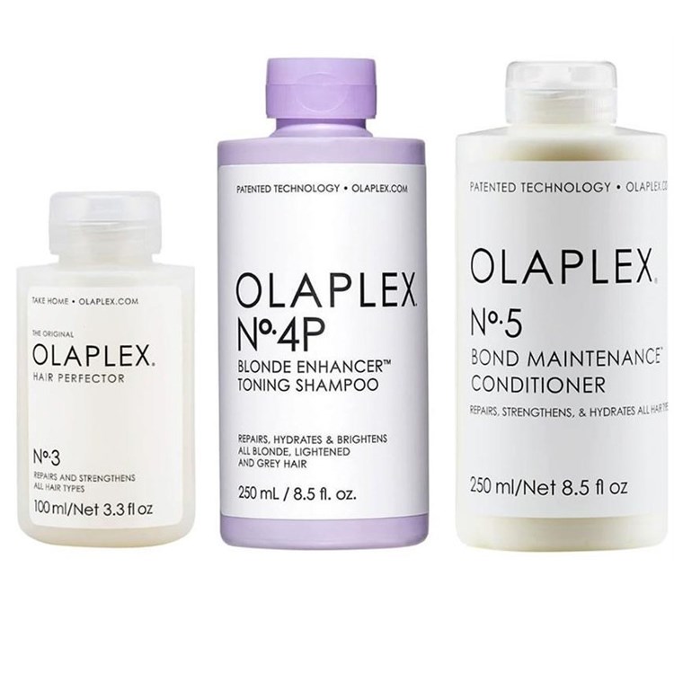 Olaplex Olaplex Kit Ricostruzione Trattamento N°3 + Shampoo N°4P + Conditioner N°5