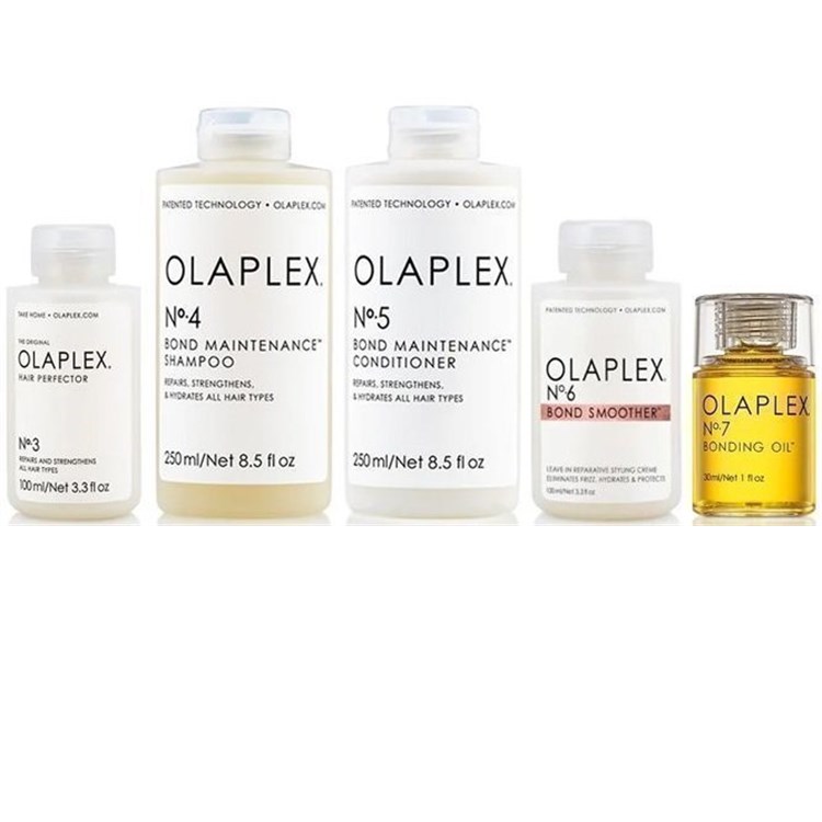 Olaplex Olaplex Kit Ricostruzione Trattamento N°3 + Shampoo N°4 + Conditioner N°5 + Bond Smoother N°6 + Bonding Oil N°7