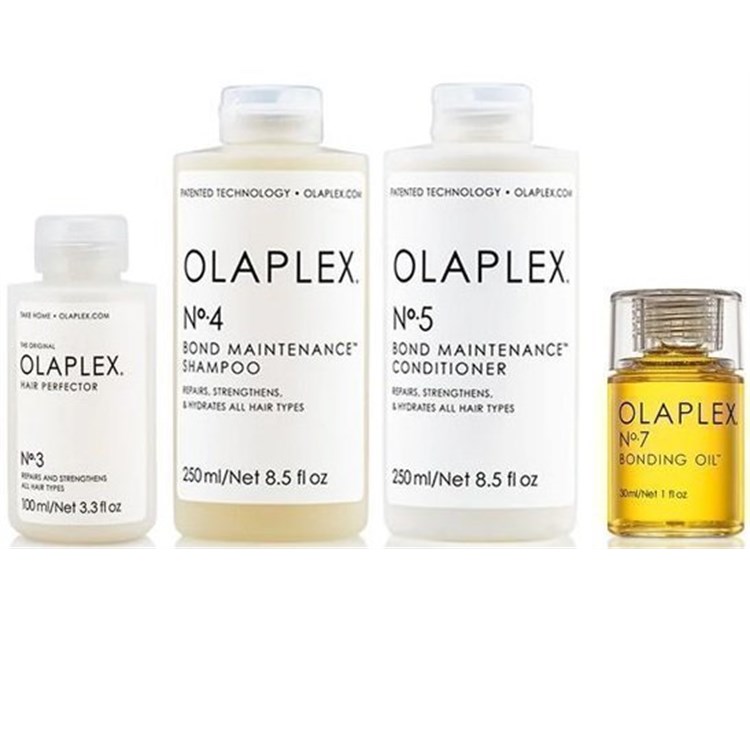 Olaplex Olaplex Kit Ricostruzione Trattamento N°3 + Shampoo N°4 + Conditioner N°5 + Bonding Oil N°7