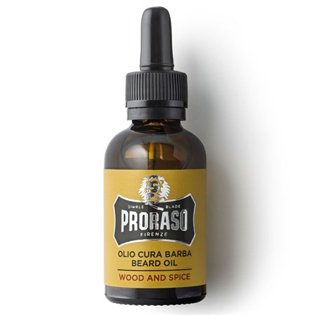 PRORASO PRORASO Olio Cura Barba Wood and Spice 30 ml in Cura Barba e Baffi