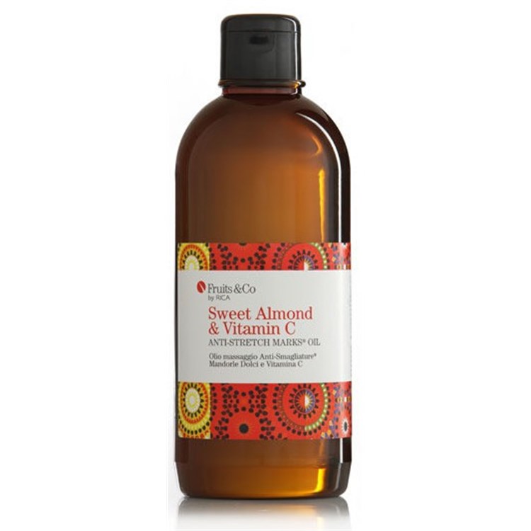Rica Rica Olio Massaggio Mandorle Dolci e Vitamina c 500 ml
